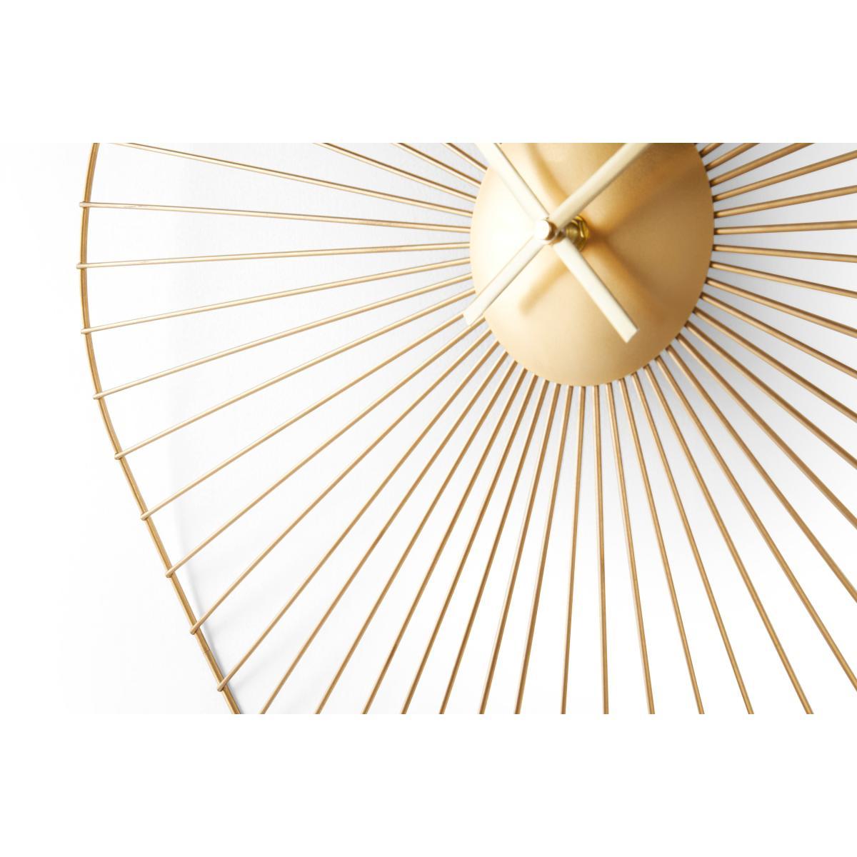 Macon Large Decorative Wire Clock 60cm, Brushed Brass – image 5