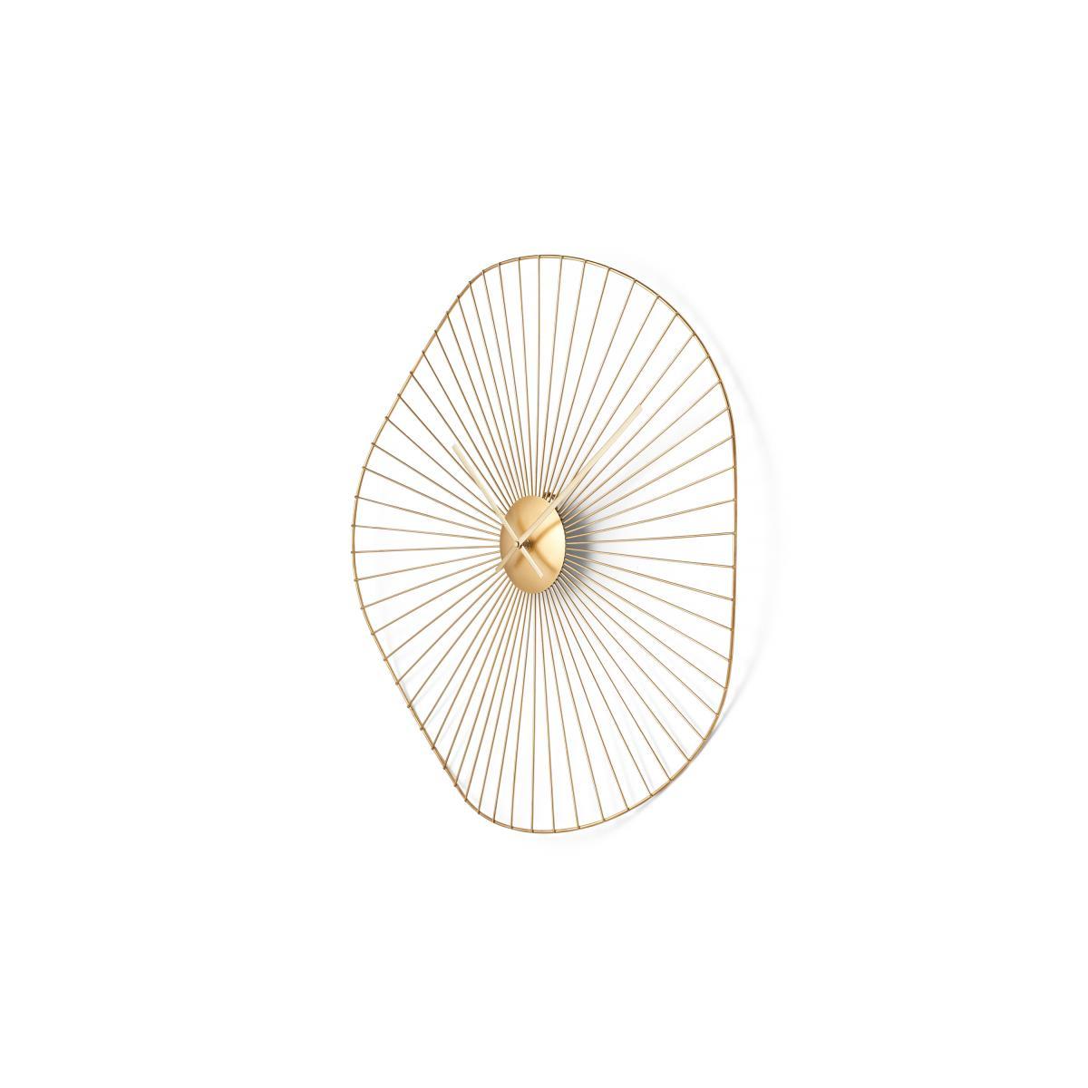 Macon Large Decorative Wire Clock 60cm, Brushed Brass – image 6