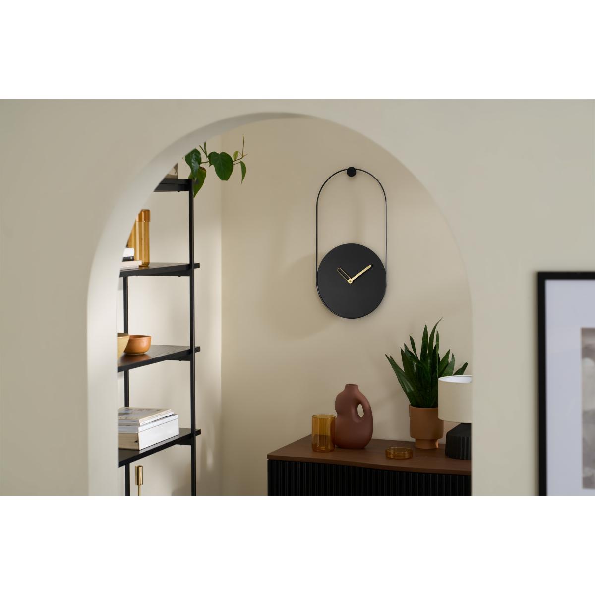 Rigel Pill-Shape Clock, Matte Black – image 3