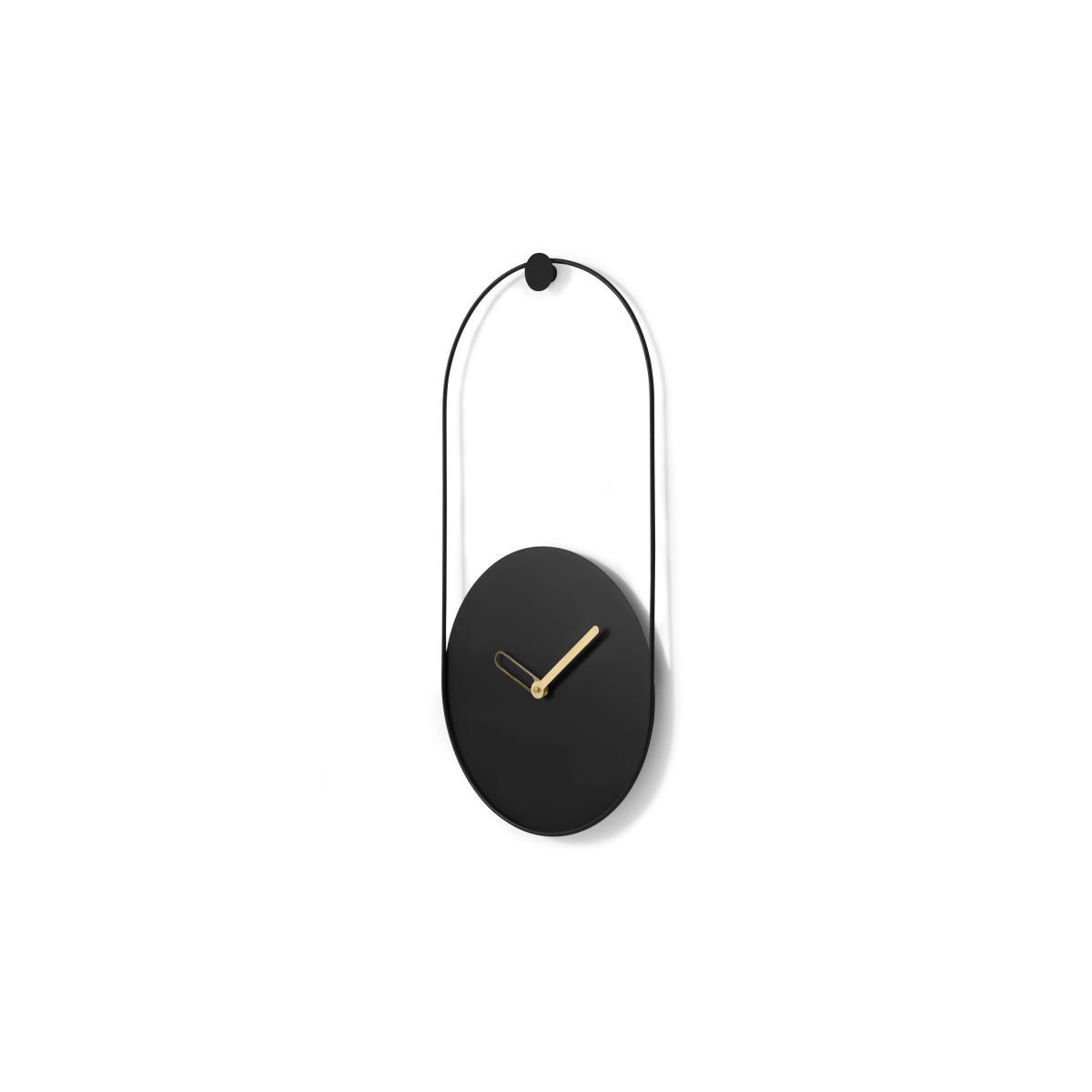 Rigel Pill-Shape Clock, Matte Black – image 4