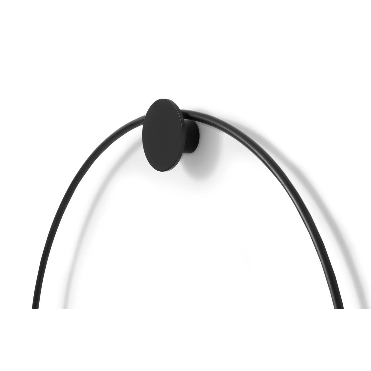 Rigel Pill-Shape Clock, Matte Black – image 5