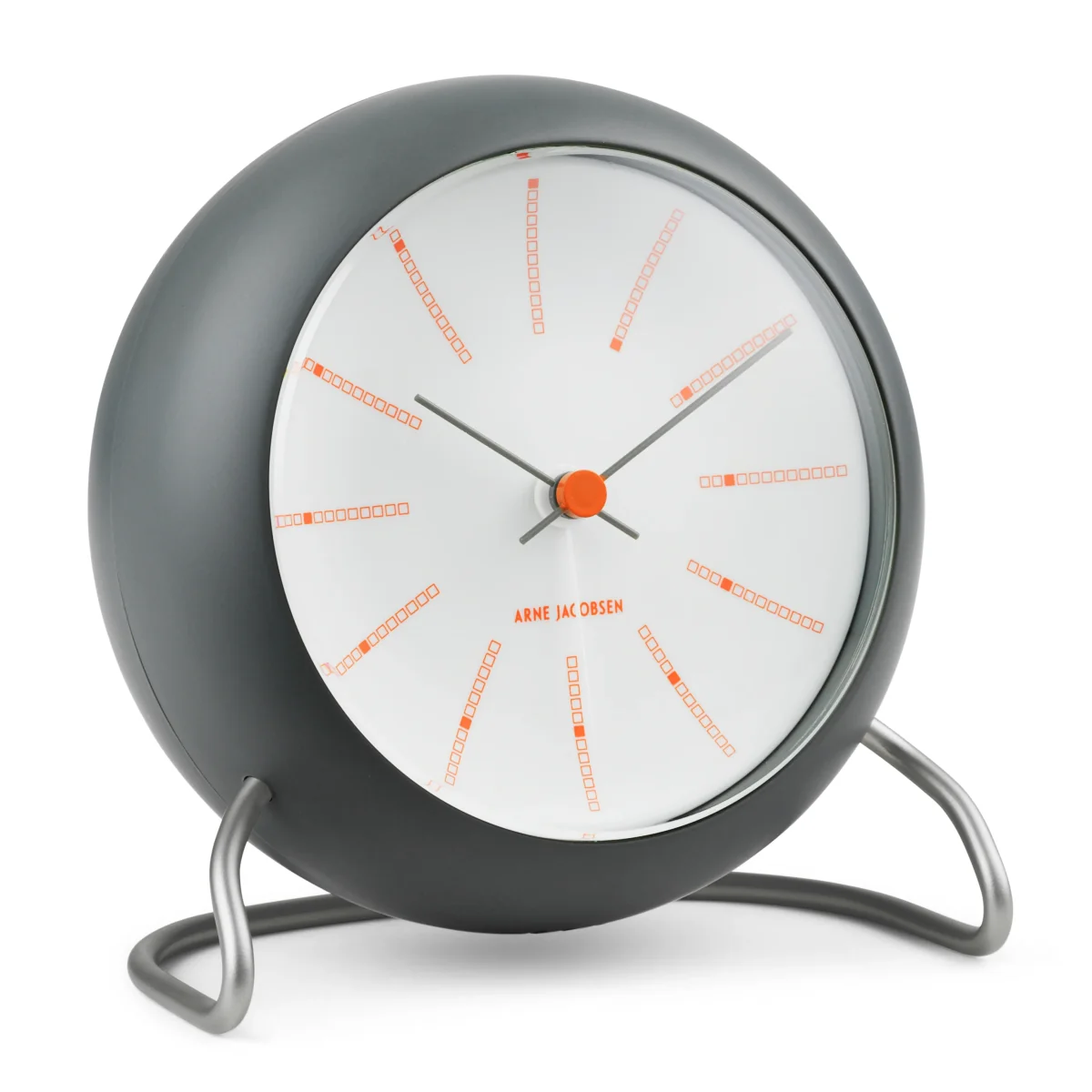 AJ Bankers table clock Ø11 cm Dark grey – image 2
