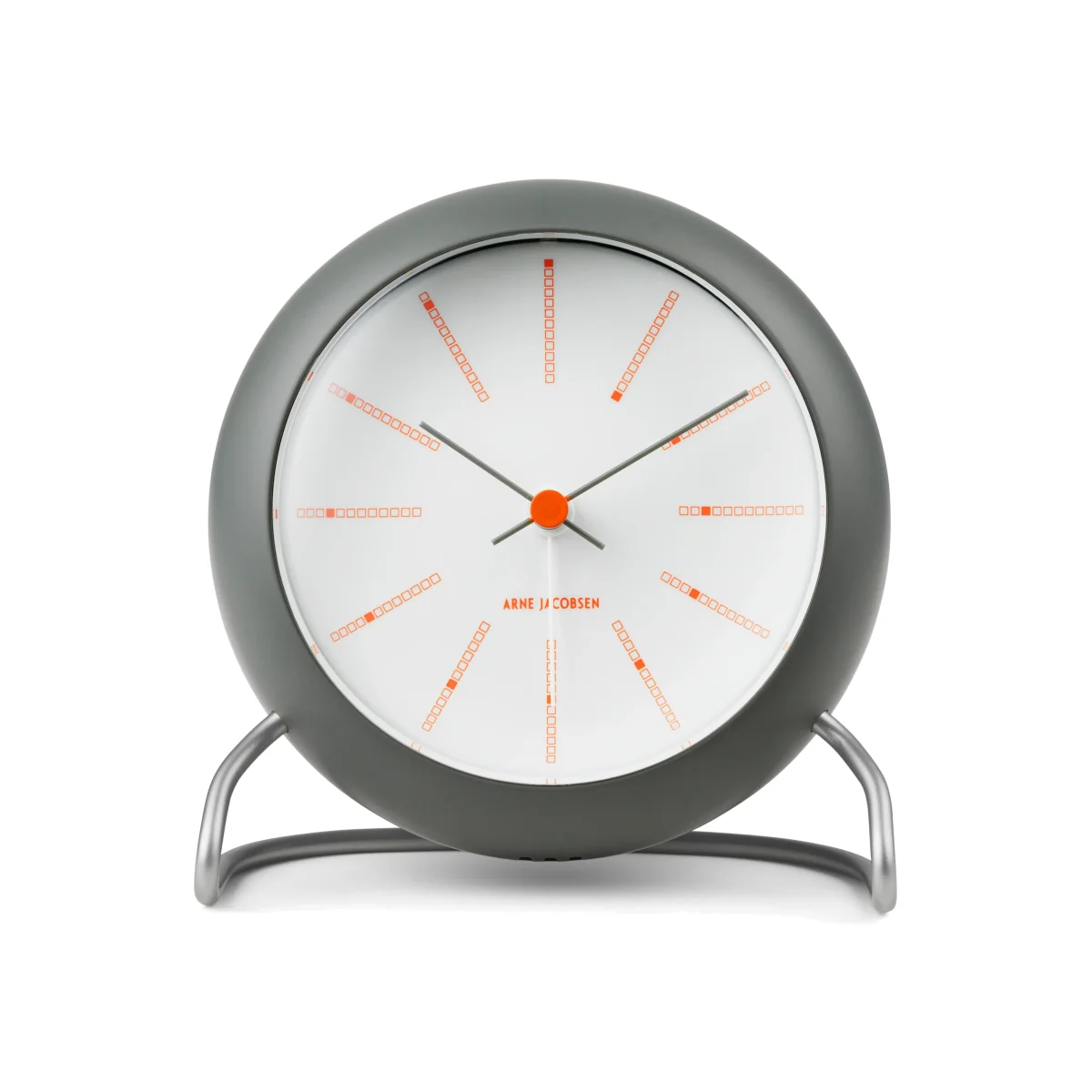 AJ Bankers table clock Ø11 cm Dark grey – image 1