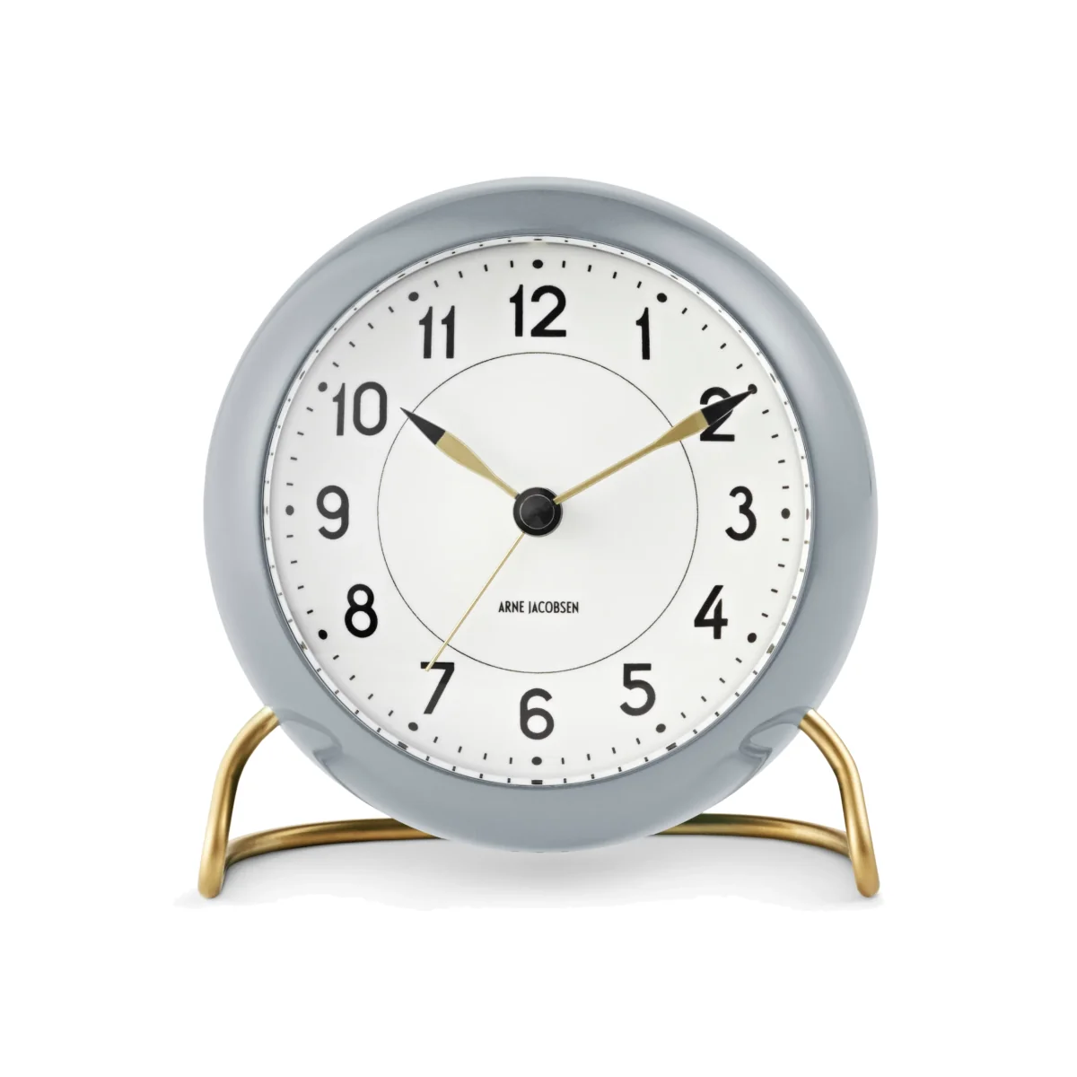 AJ Station clock 12 cm grey-white – image 1