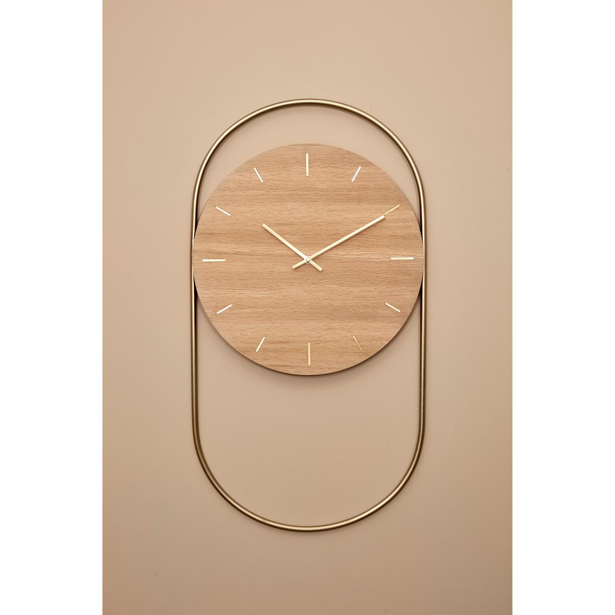 Andersen Furniture A-Wall wall clock 41x76 cm Oak-brass – image 2