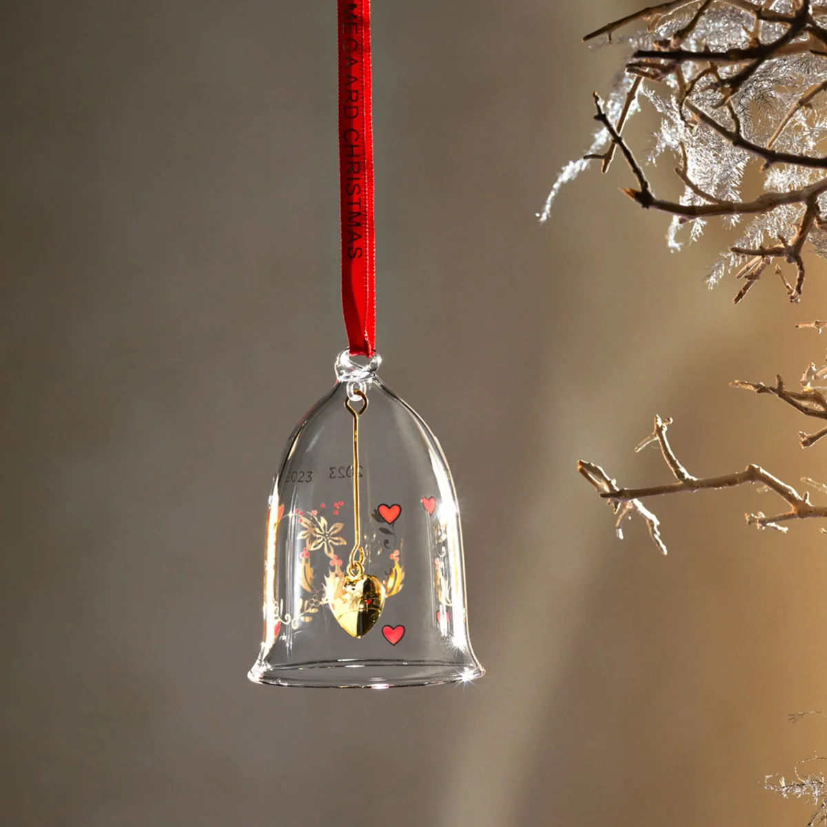 Holmegaard Holmegaard Christmas this year's Christmas clock Large 2023 – image 3