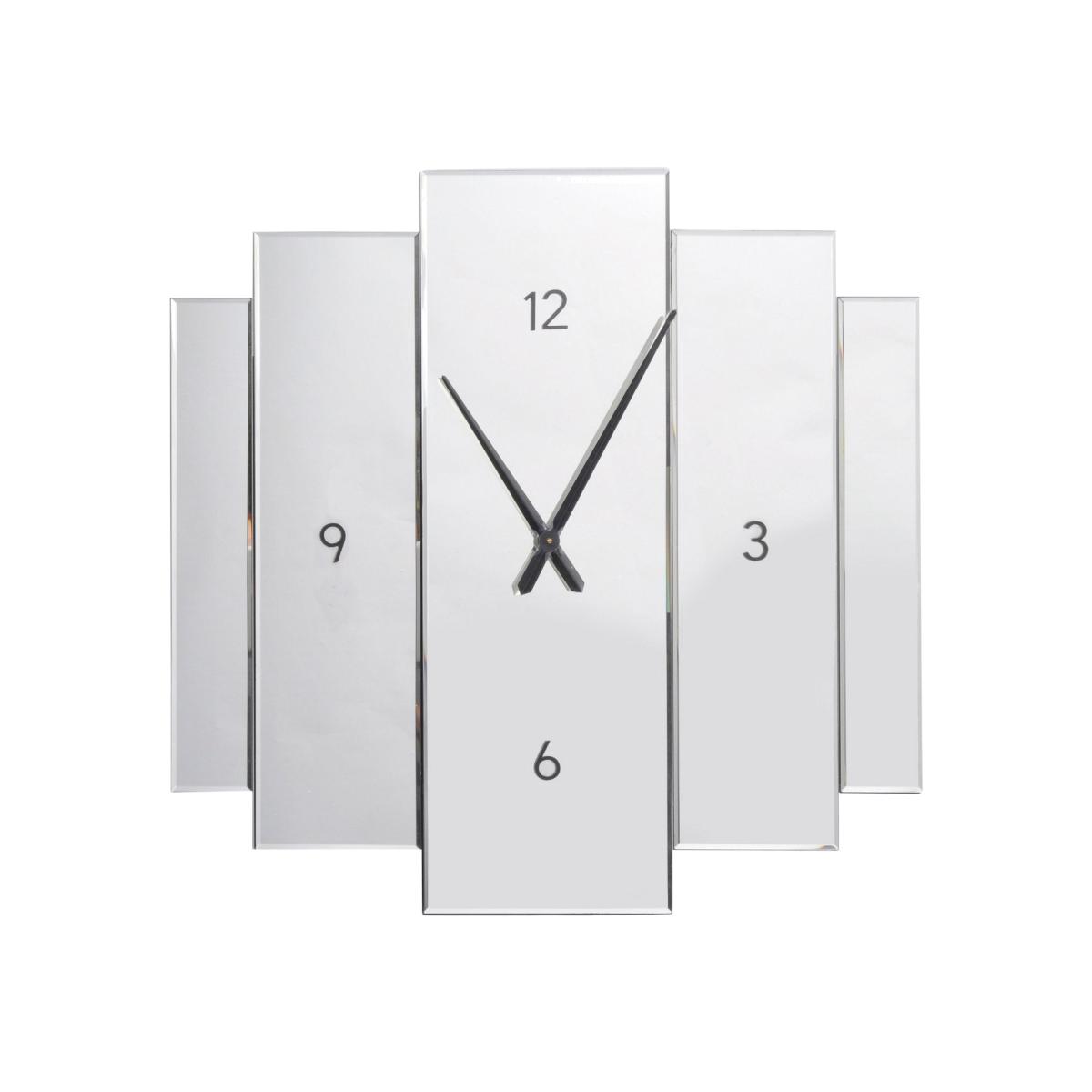 Libra Aruna Modern Mirrored Wall Clock | OUTLET