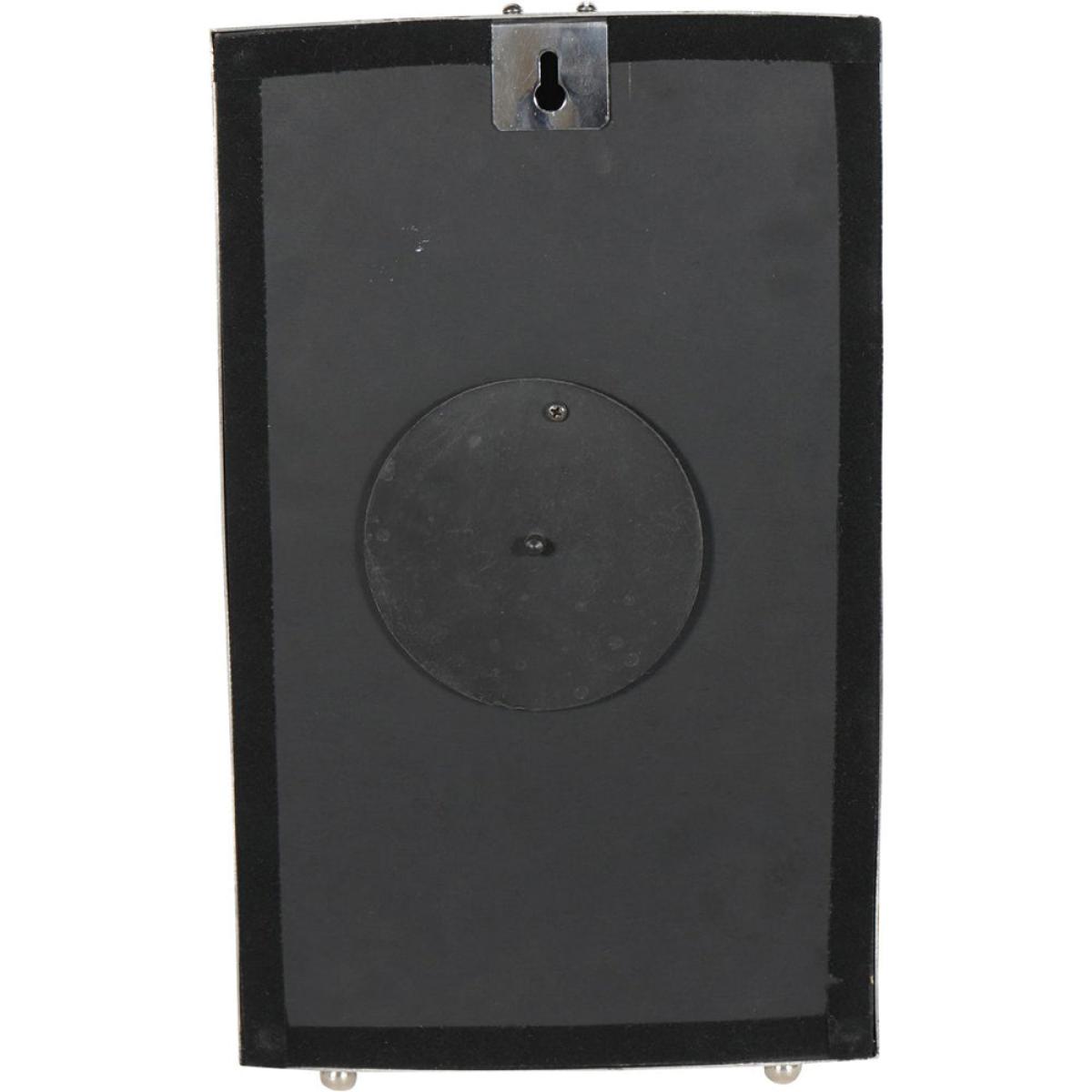 Libra Midnight Mayfair Collection - Johnson Mantel Clock in Nickel Finish / Large – image 4