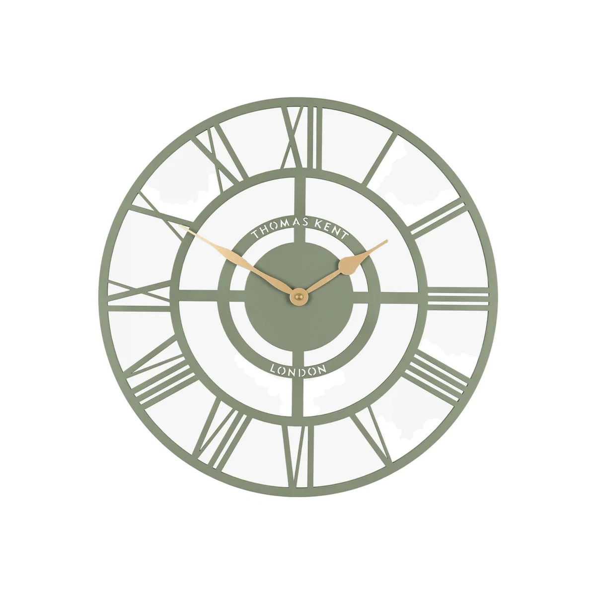 Cyrus Wall Clock in Olive – image 1