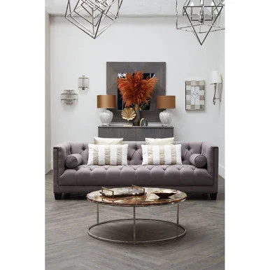 Leather Patchwork Wall Clock – image 2