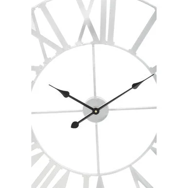 Dia Silver Metal Wall Clock - 80cm – image 6
