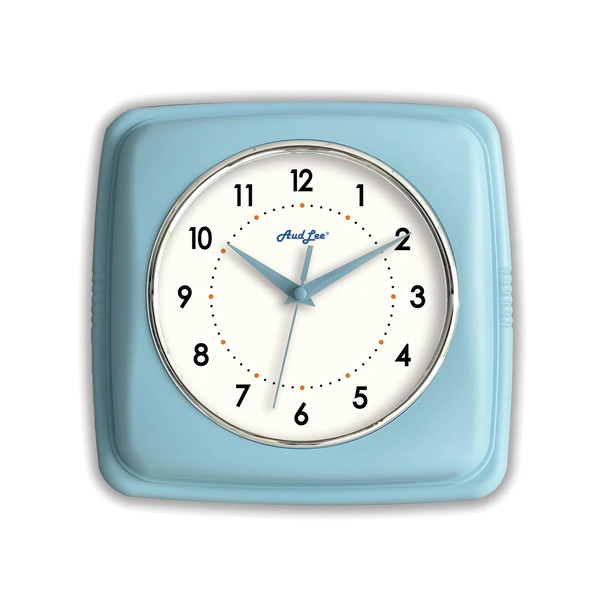 Retro Wall Clock - Pastel Blue