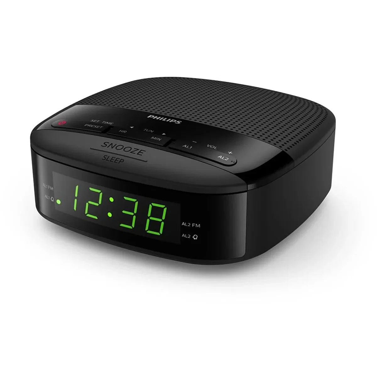 Philips TAR3205-12 Dual Alarm Clock FM Digital Radio - Black – image 2