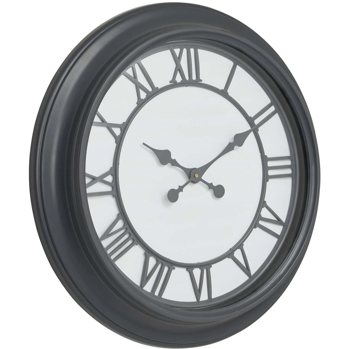 Roman Numeral Wall Clock - Black – image 4