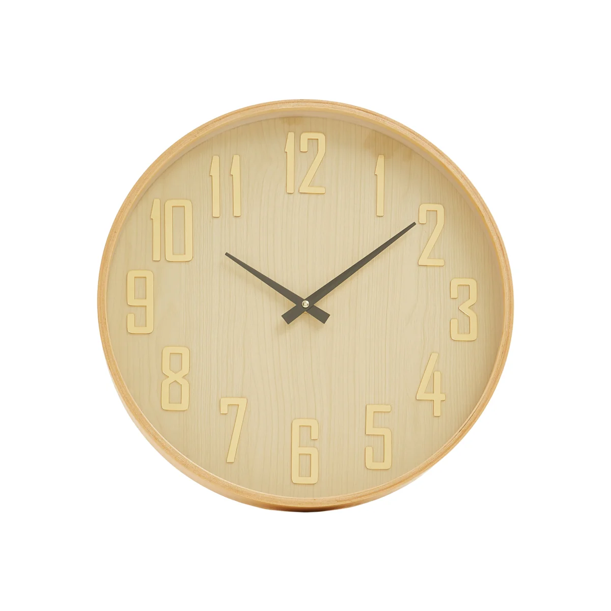 Vitus 40cm Dia Natural Wall Clock - Natural – image 1