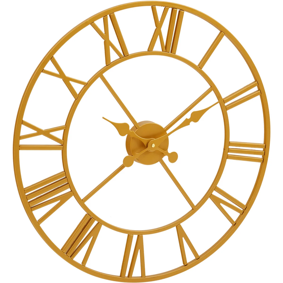 Vitus 56cm Dia Gold Finish Wall Clock - Gold – image 2