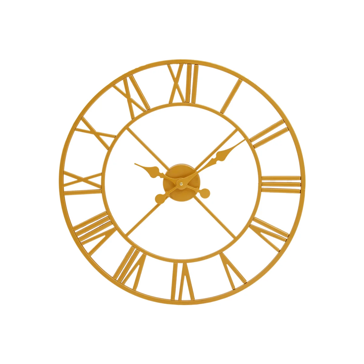 Vitus 56cm Dia Gold Finish Wall Clock - Gold – image 1