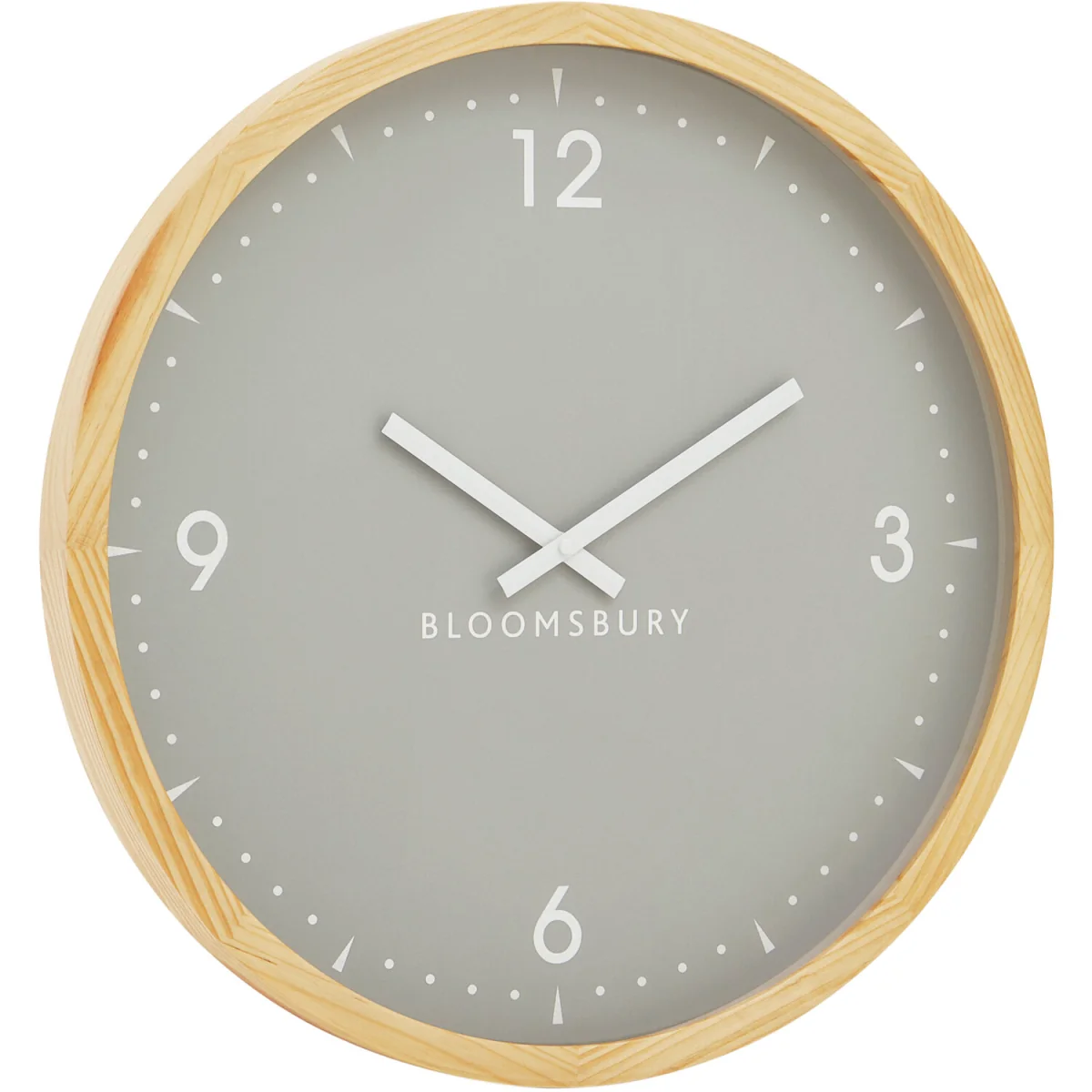 Vitus 50cm Dia Grey Wall Clock - Grey – image 2