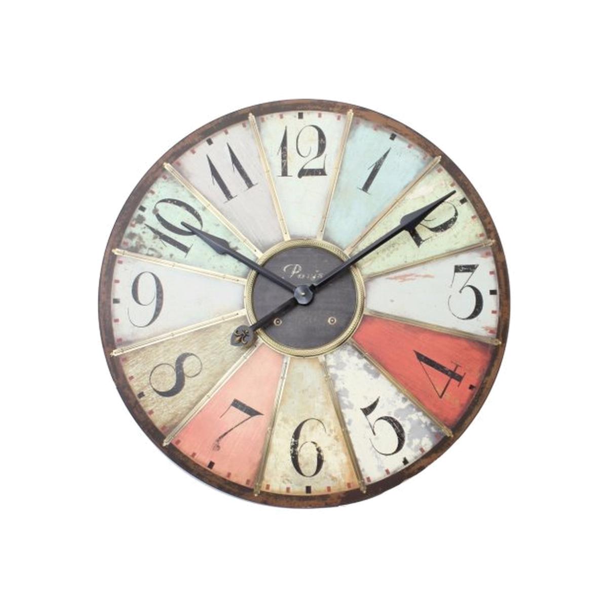 Rustic Antique Clock - Brown