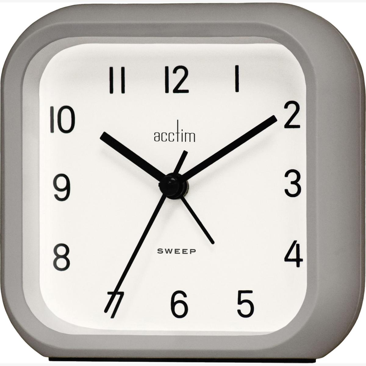 Carter Non-Ticking Alarm Clock Pigeon Grey - Grey – image 1