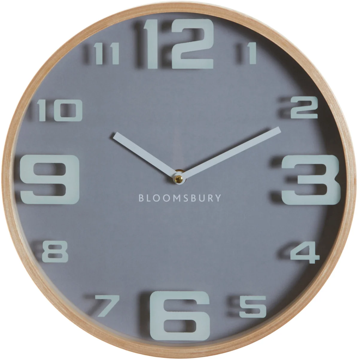 Vitus 31.5cm Dia Grey Wall Clock - Grey – image 2