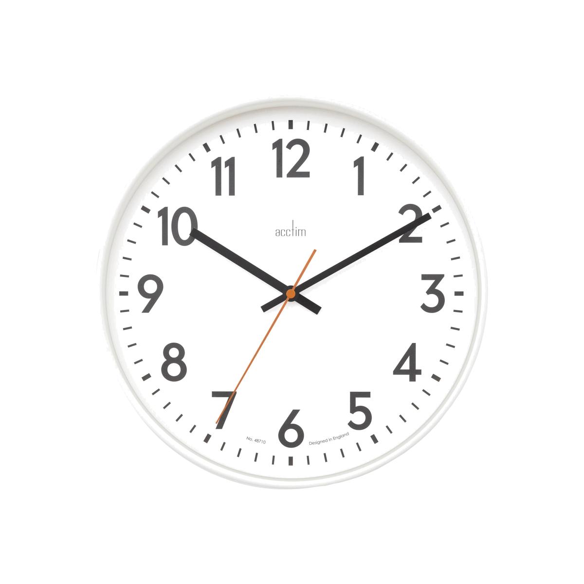 30cm Hugo Wall Clock White - White