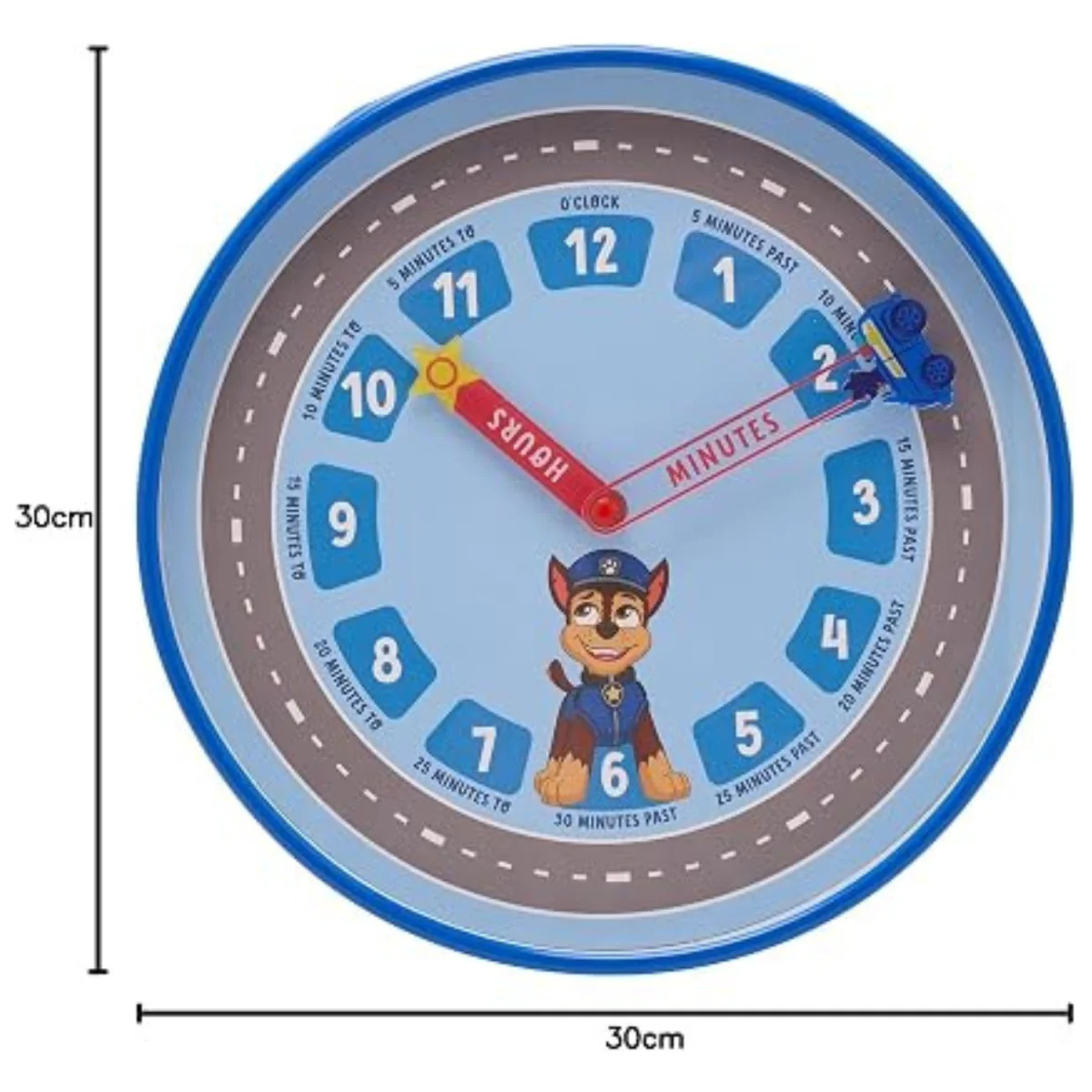 Paw Patrol Chase Wall Clock - Multicoloured – image 3