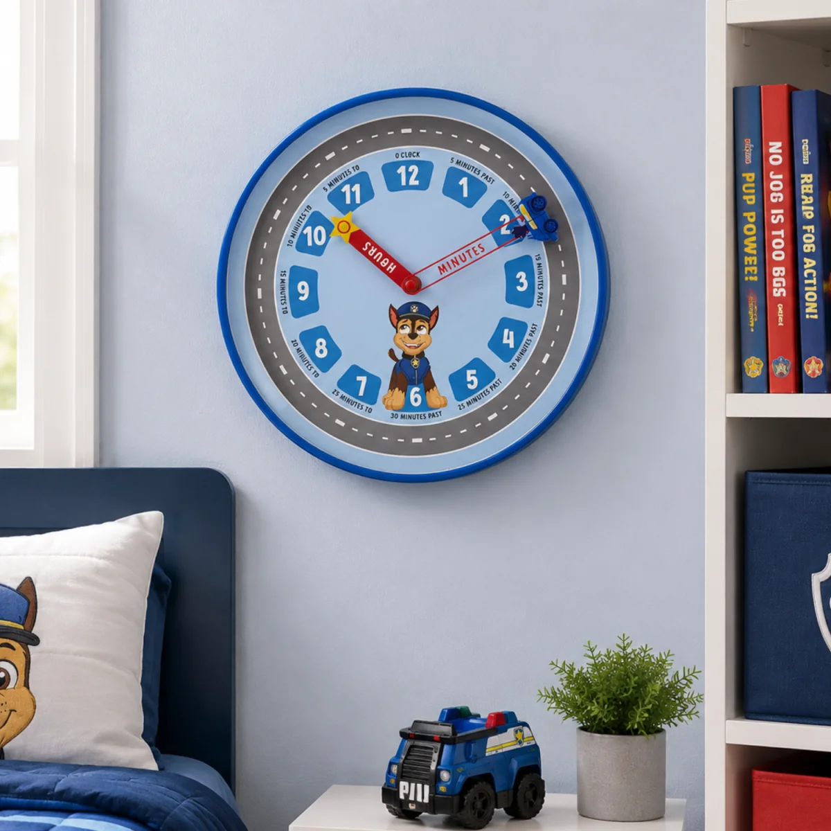Paw Patrol Chase Wall Clock - Multicoloured – image 4