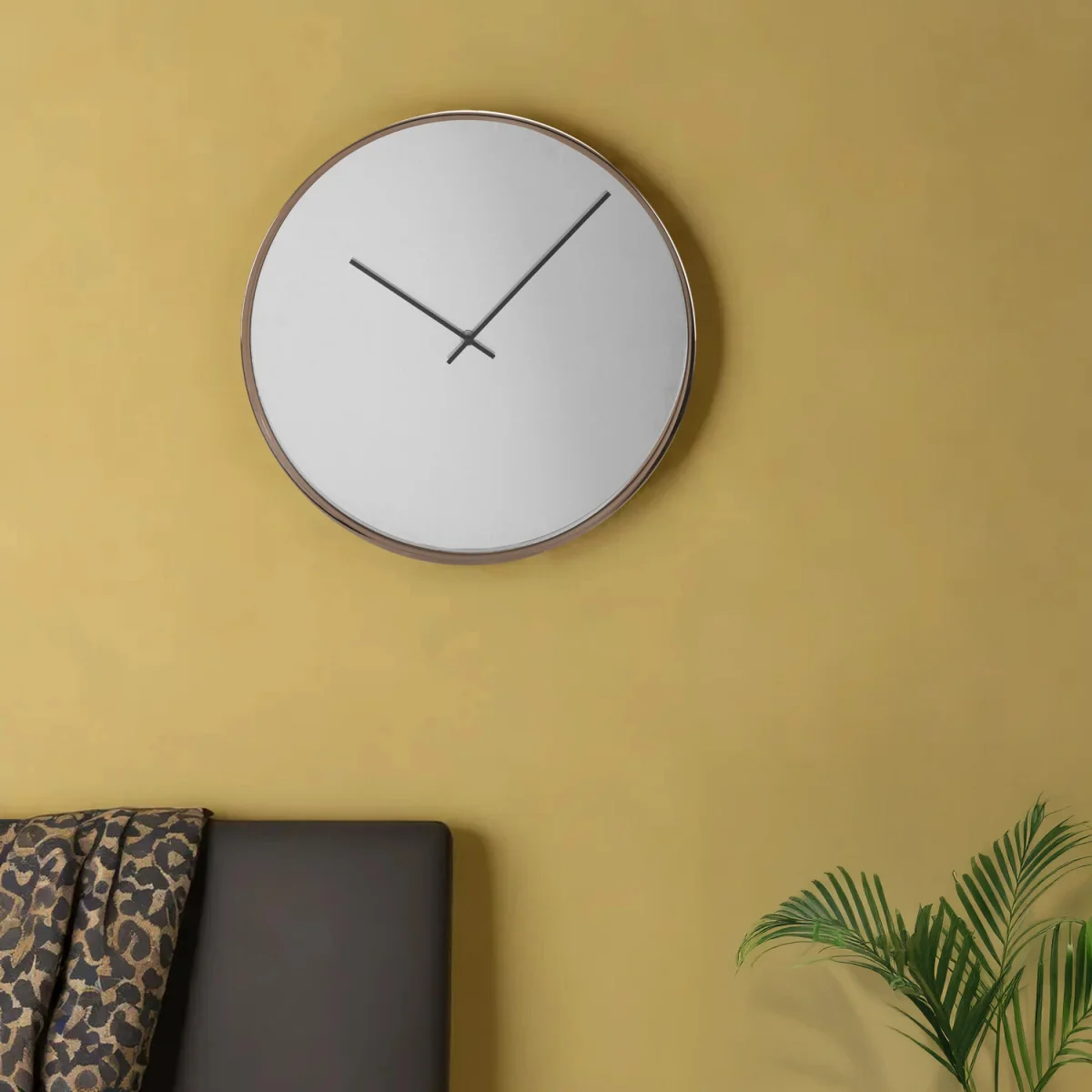 Baillie 40cm Dia Mirror Face Wall Clock - Gold – image 1
