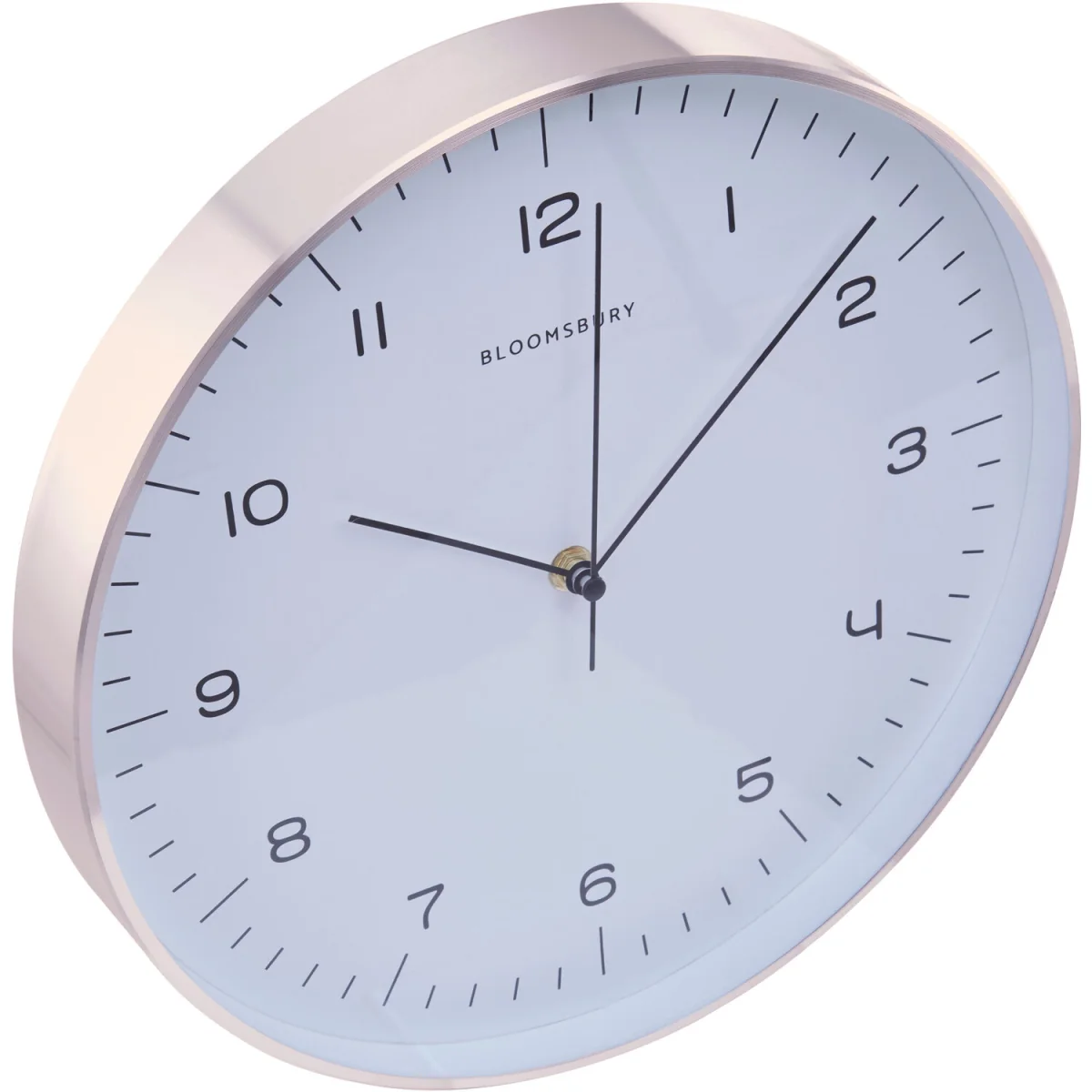 Elko 31cm Dia Round Copper Finish Wall Clock - Gold – image 2
