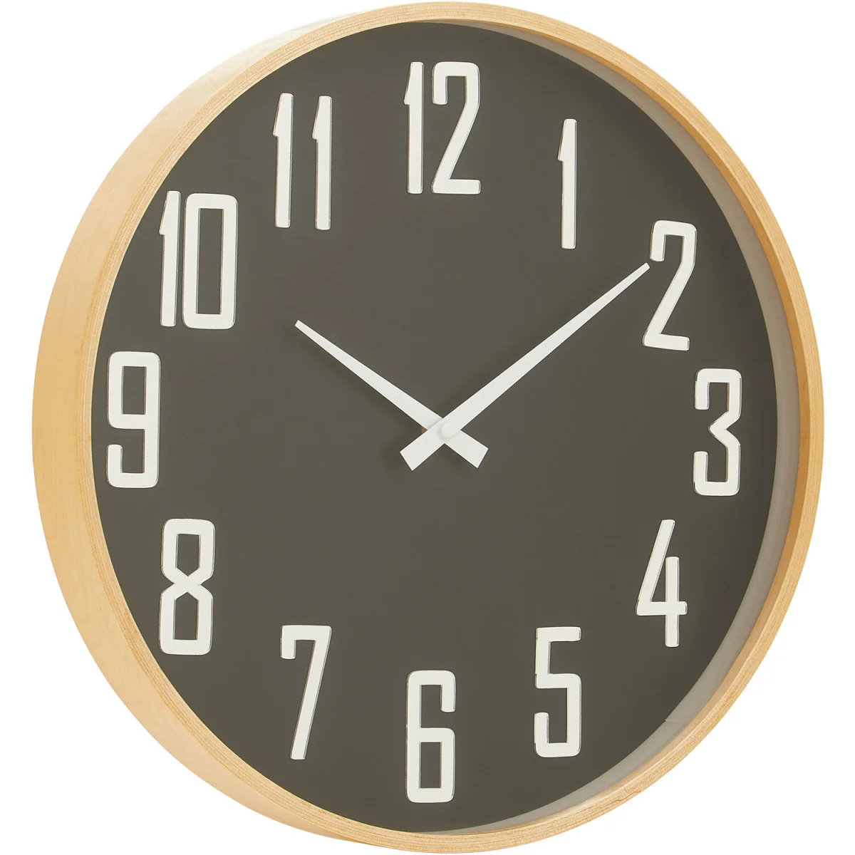 Vitus 30cm Dia Black Wall Clock - Grey – image 3