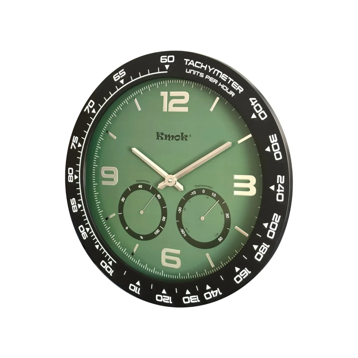 Kmok 40 cm Indoor Silent Wall Clock - Green – image 3