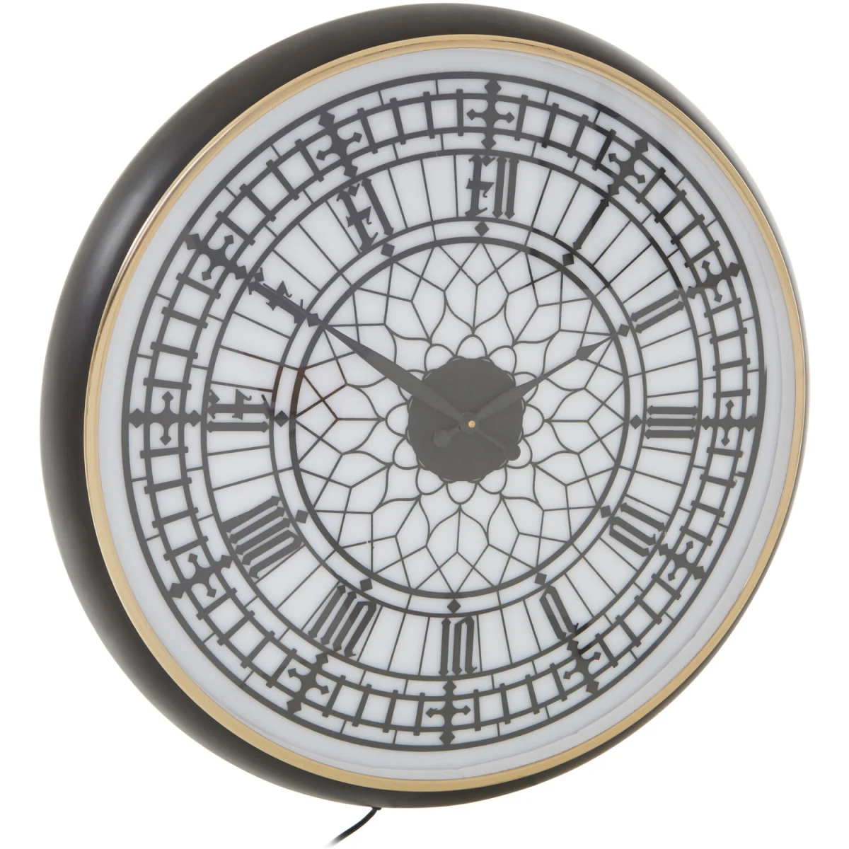 Mateo Big Ben Inspired Wall Clock - Black – image 2