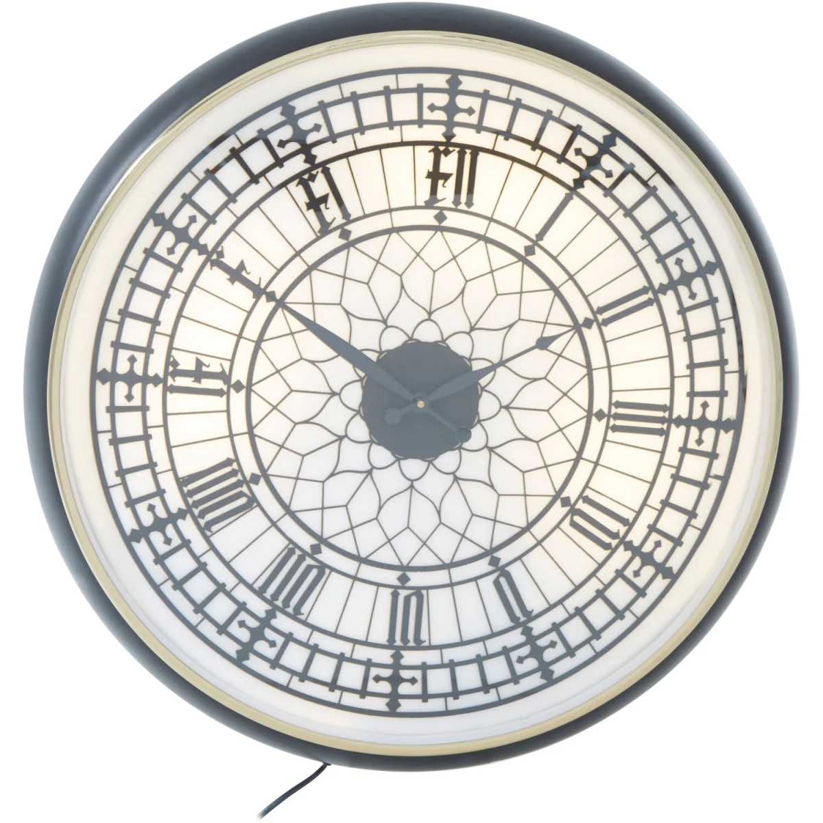 Mateo Big Ben Inspired Wall Clock - Black – image 3