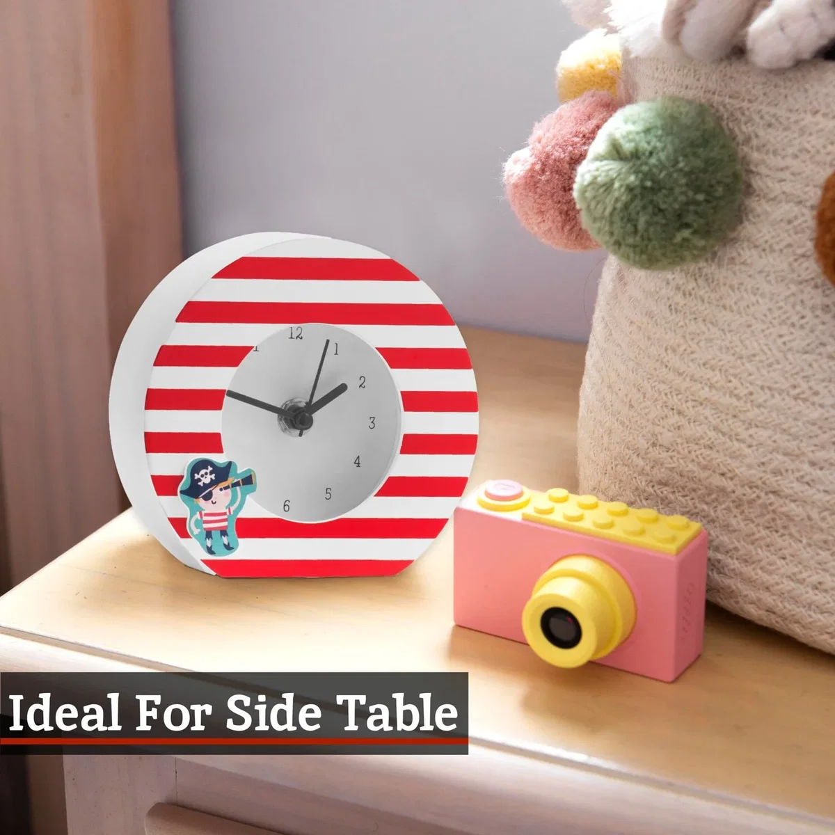 Pirate Table Clock - Red – image 4