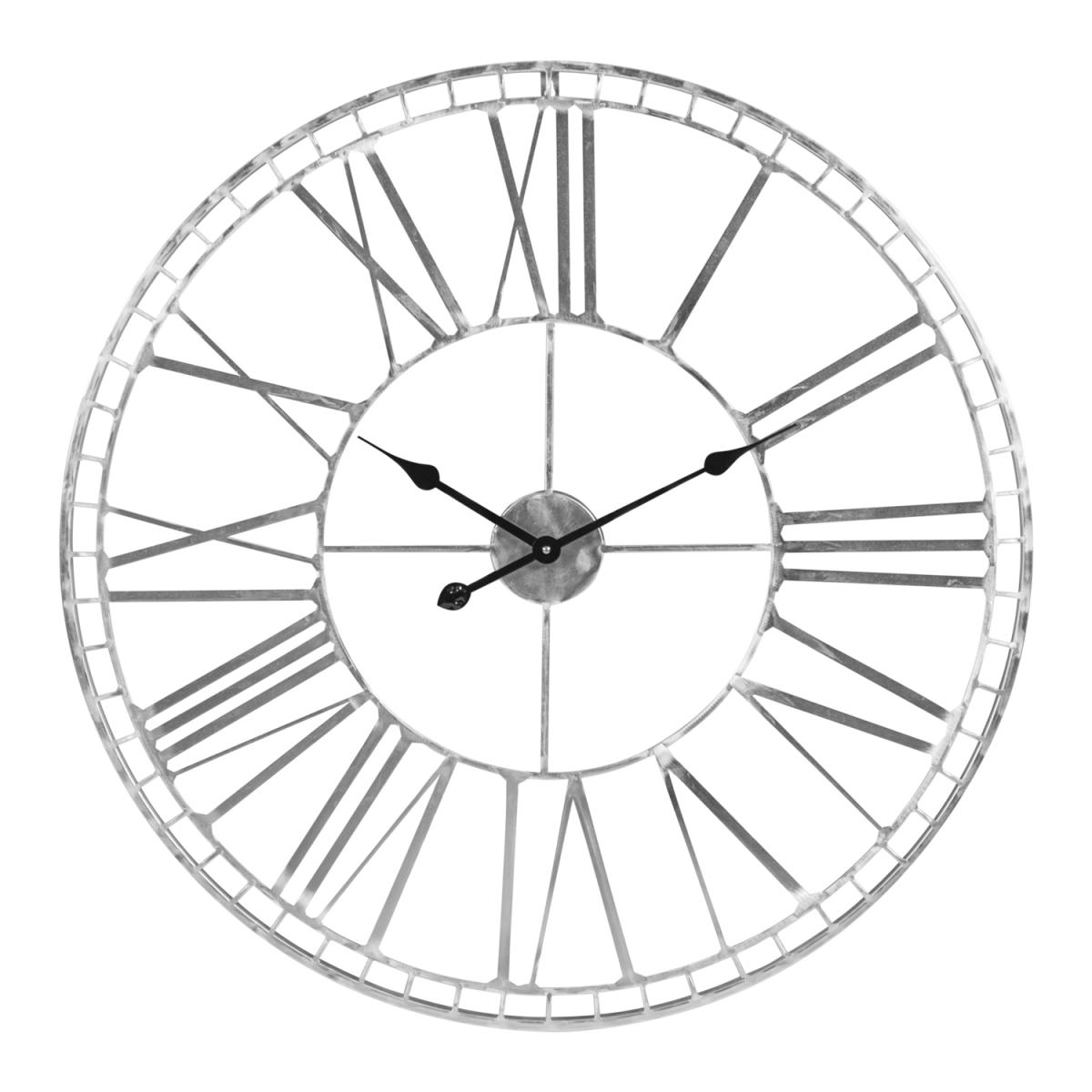 Shiny Silver Clock - Silver – image 2