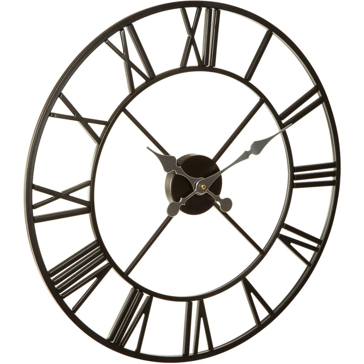 Vitus 56cm Dia Black Metal Wall Clock - Black – image 3