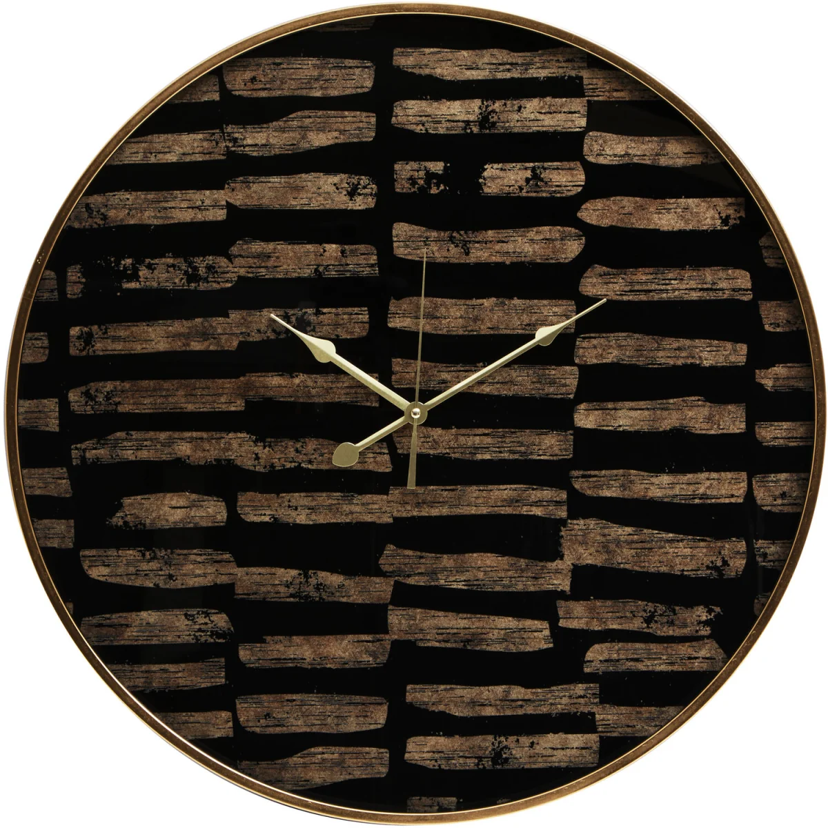 Celina 60cm Dia Wall Clock - Black – image 2