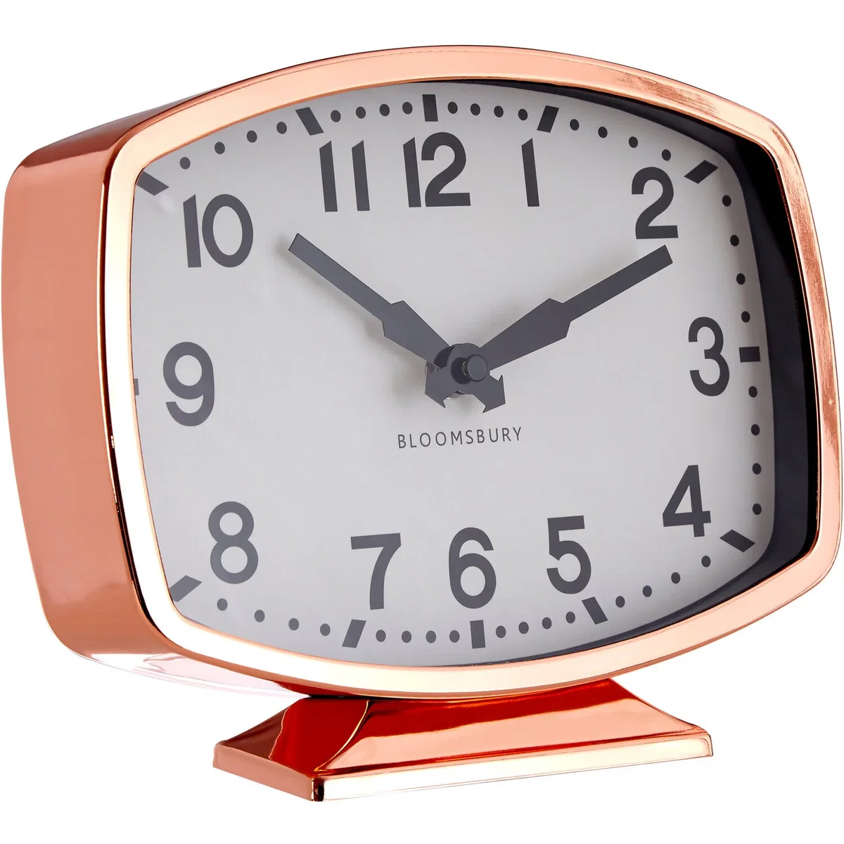 Baillie Rose Gold Finish Table Clock - Gold – image 4