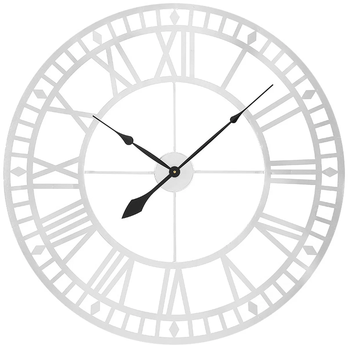 Vintage Style Roman Numerals Hanging Clock - Silvery / 80cm – image 3