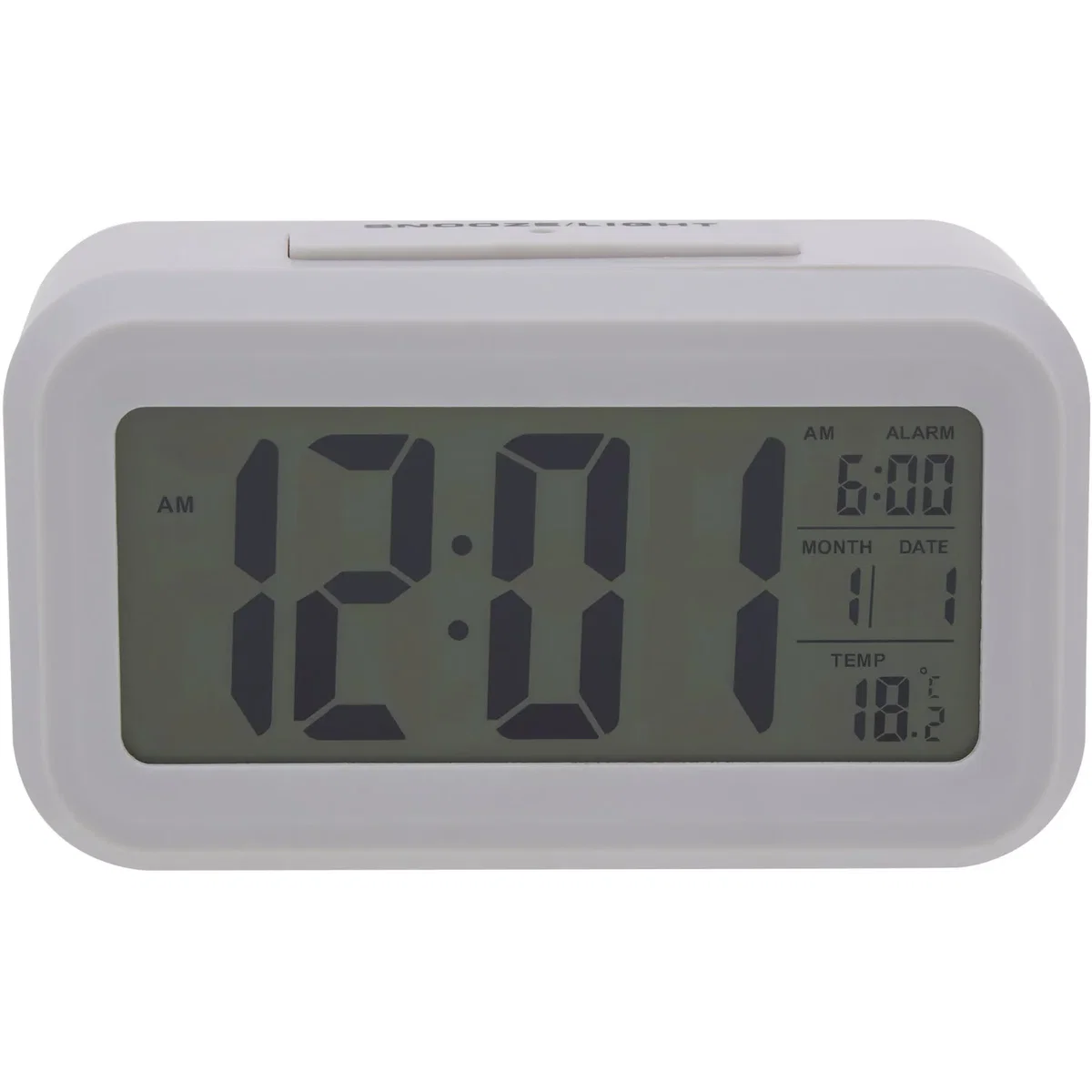 Camran Grey LCD Digital Clock - Grey – image 5