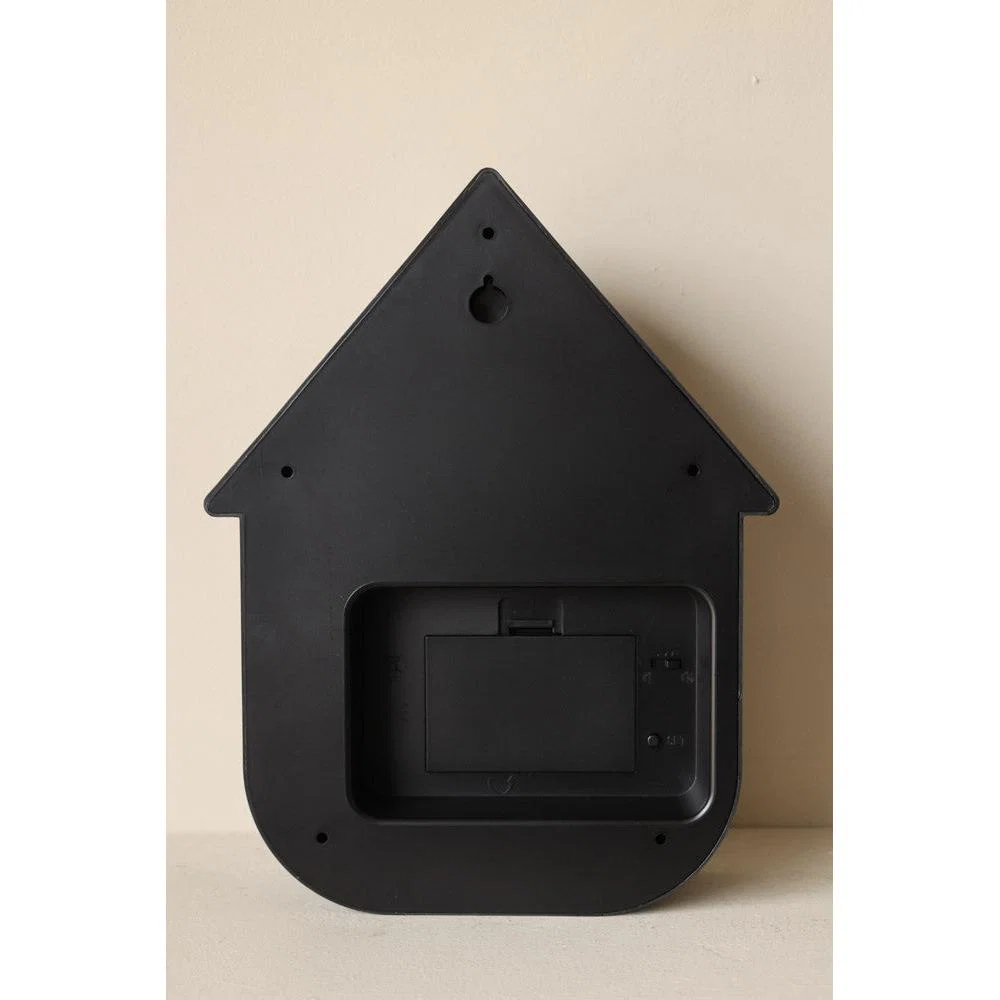 Modern Black Cuckoo Wall Clock – image 6