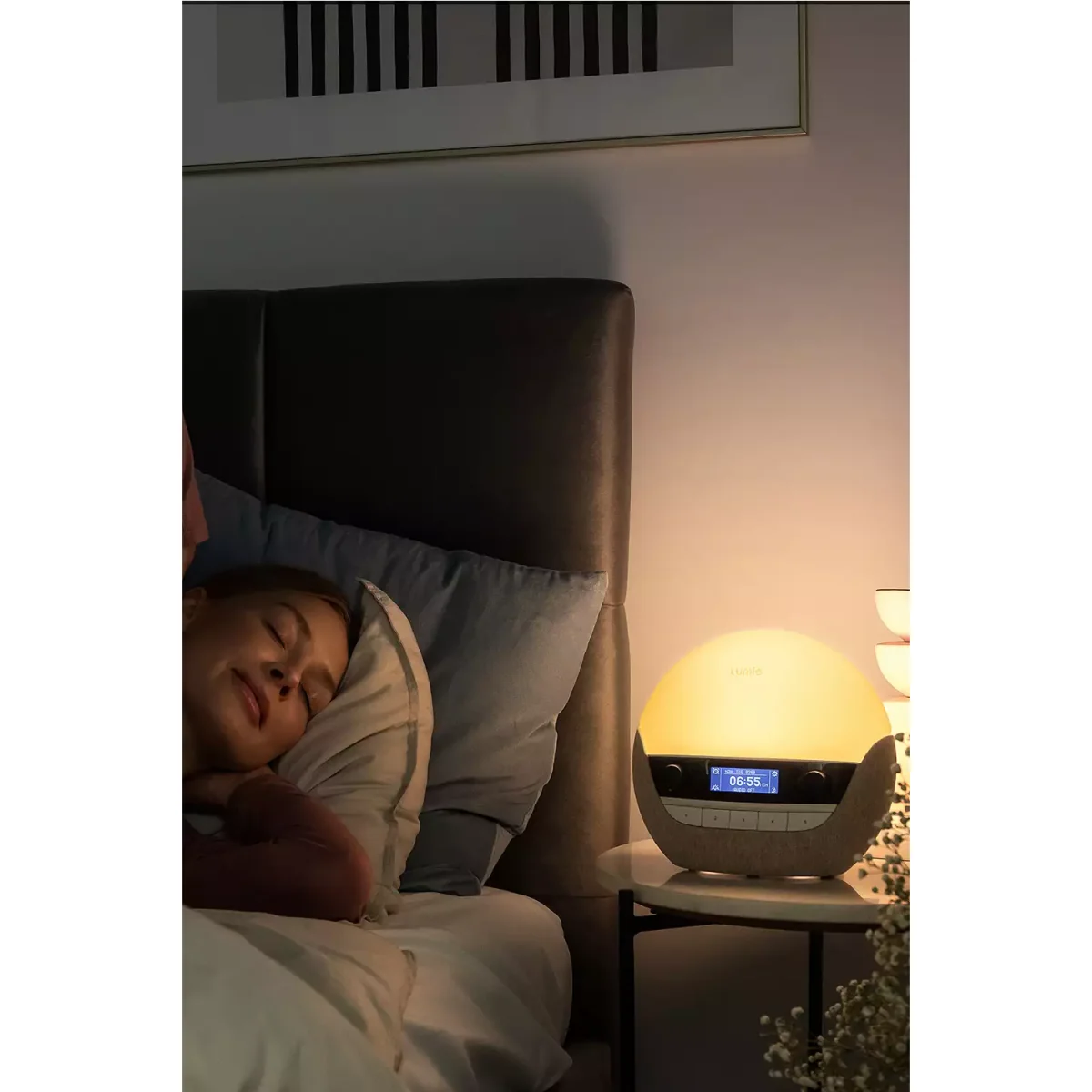 Lumie Bodyclock Luxe 700FM Alarm Clock - Beige ALL at Urban Outfitters – image 2