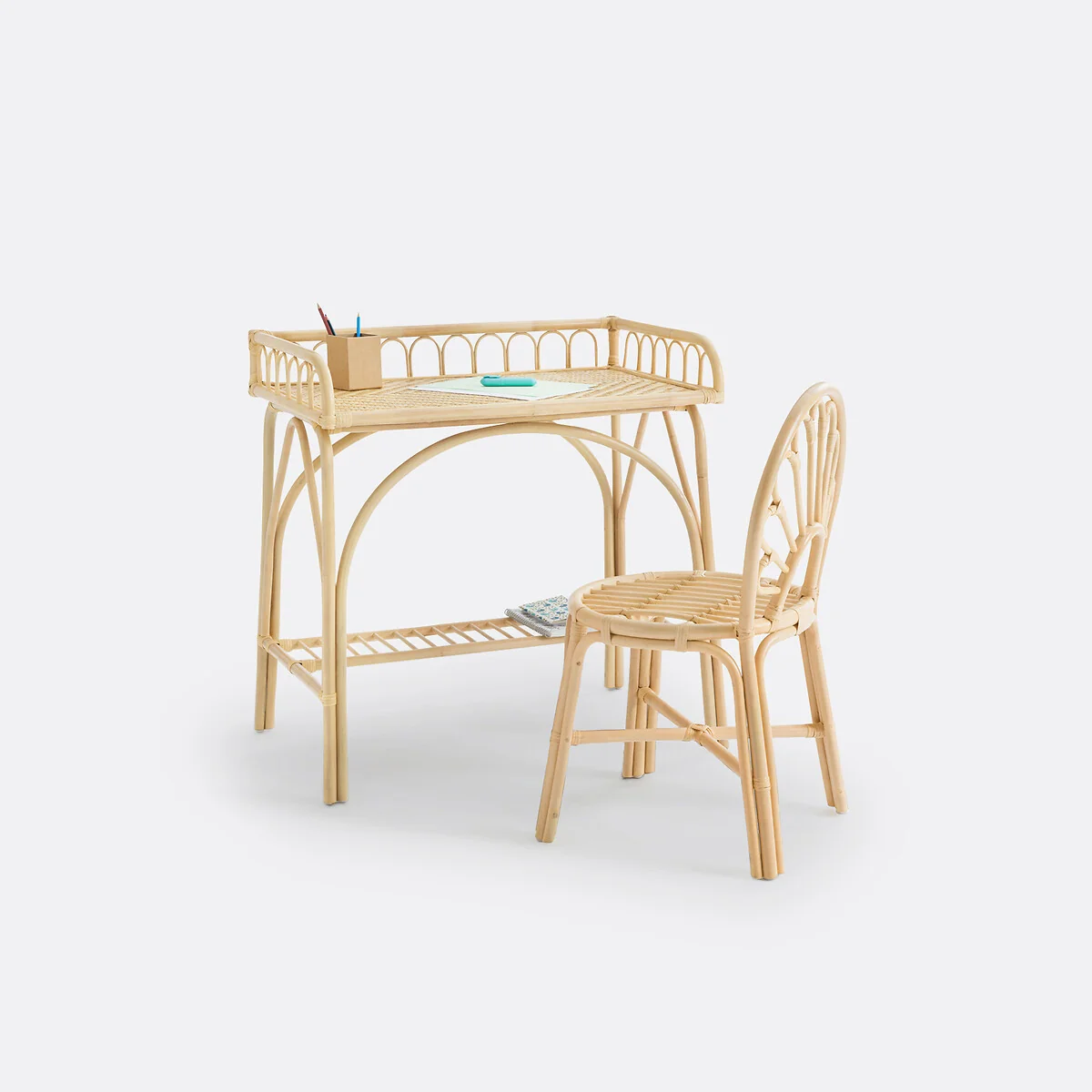 Albin Rattan Child's Desk – image 4