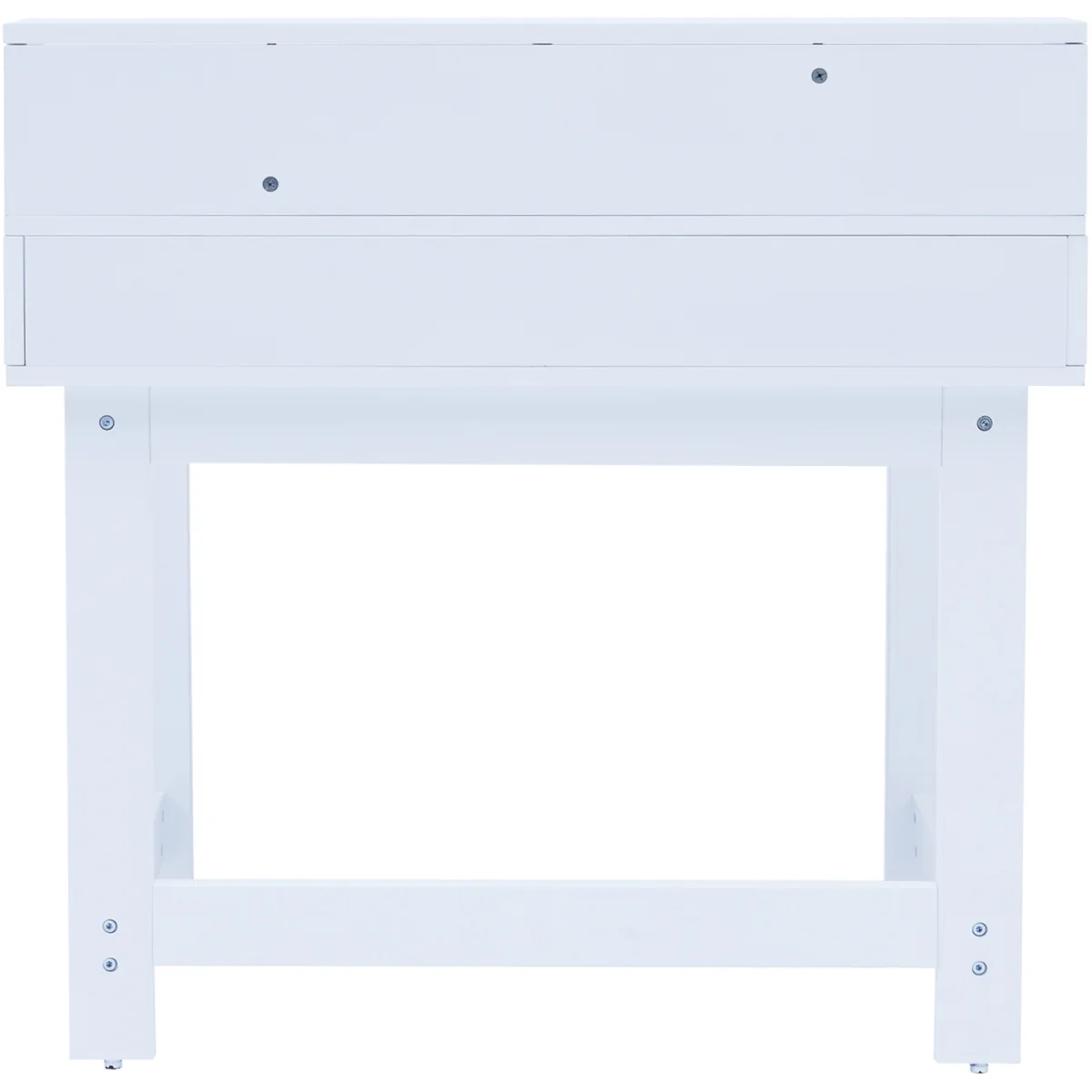 Kids Wooden Writing Desk with Storage - White – image 4