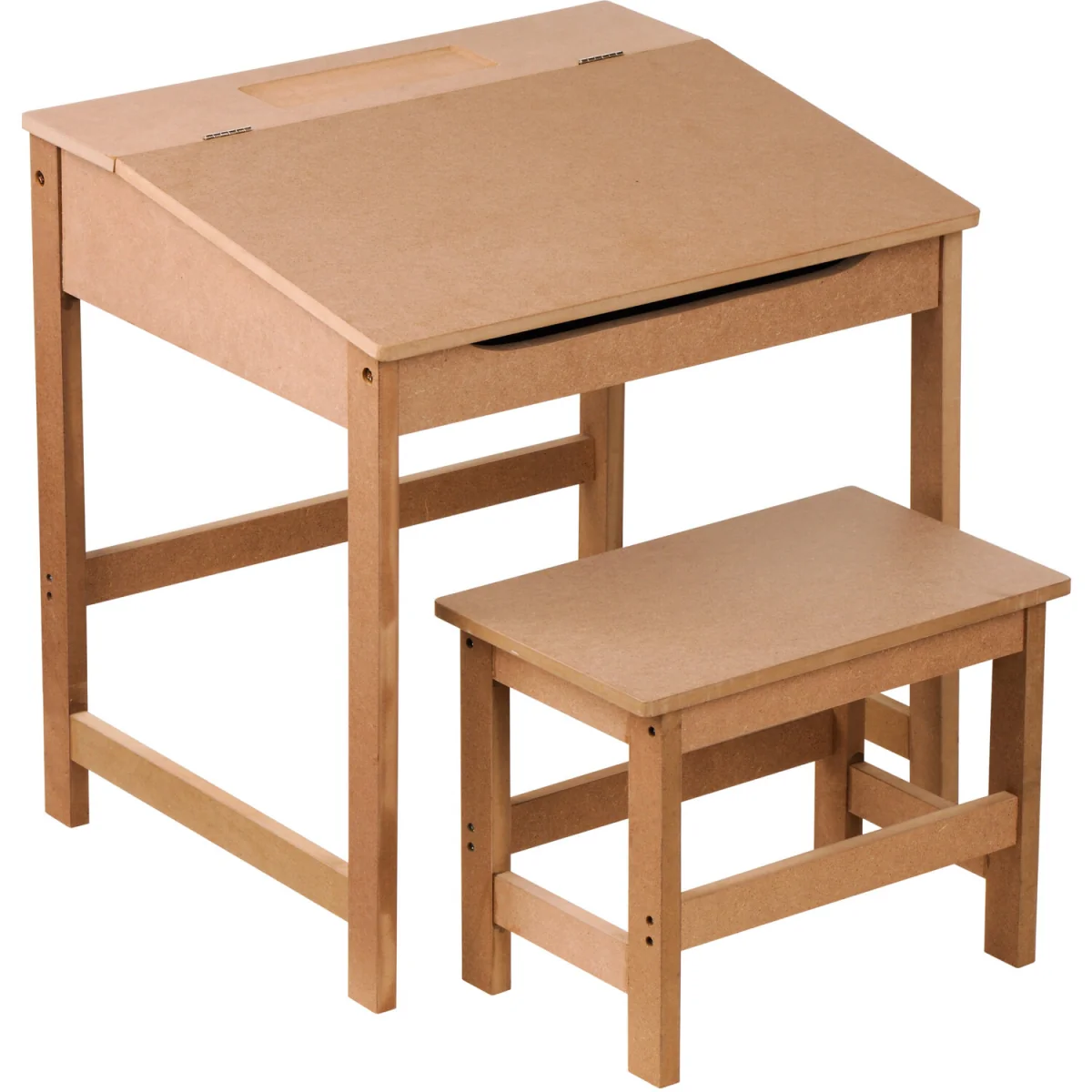 Jordan Childrens Natural Desk And Stool - Natural – image 2