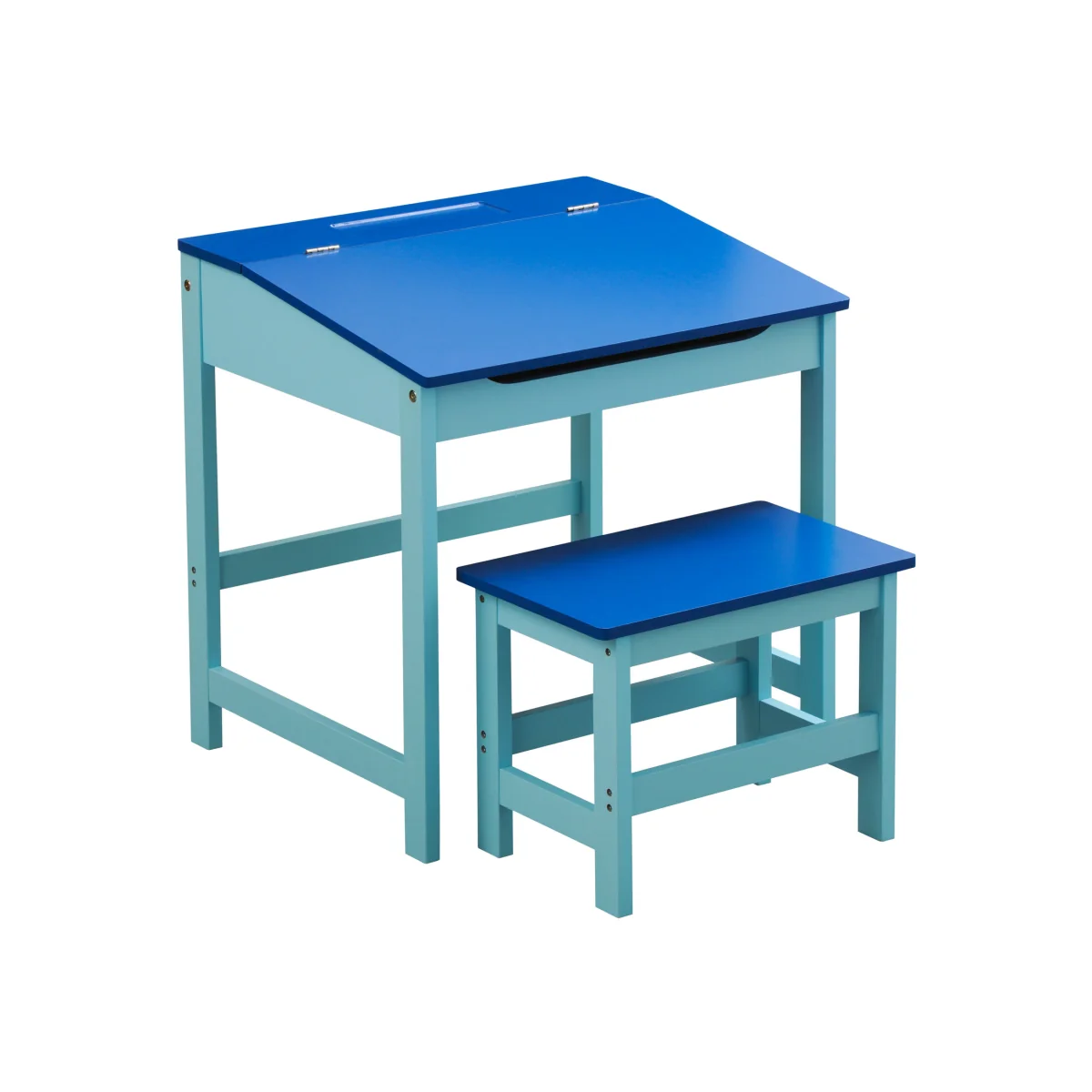 Jordan Childrens Blue Desk And Stool - Blue – image 1