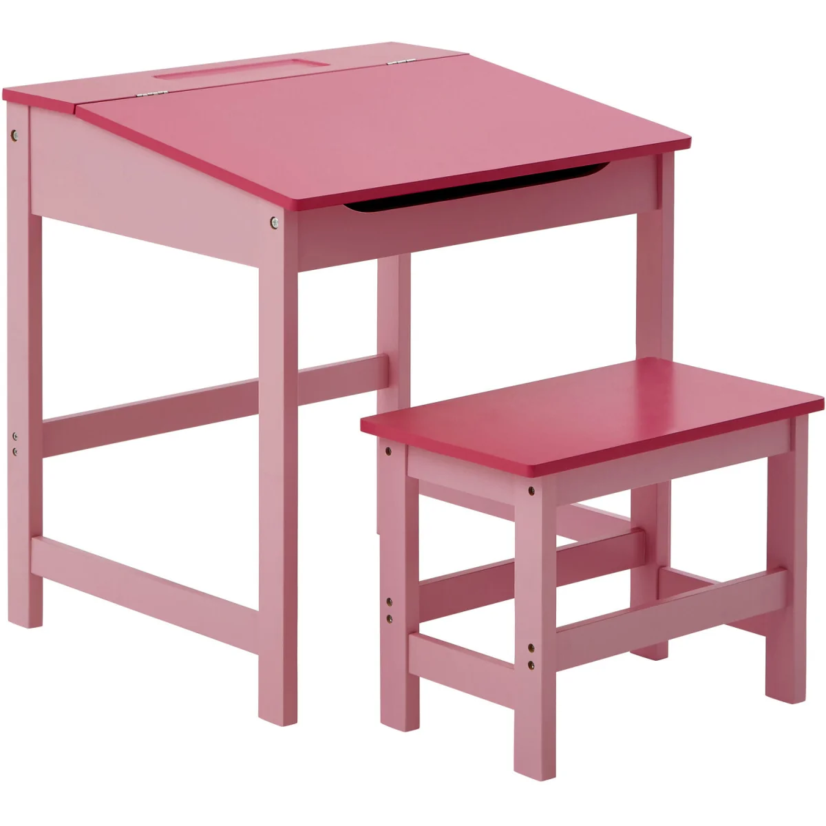 Jordan Childrens Pink Desk And Stool - Pink – image 2