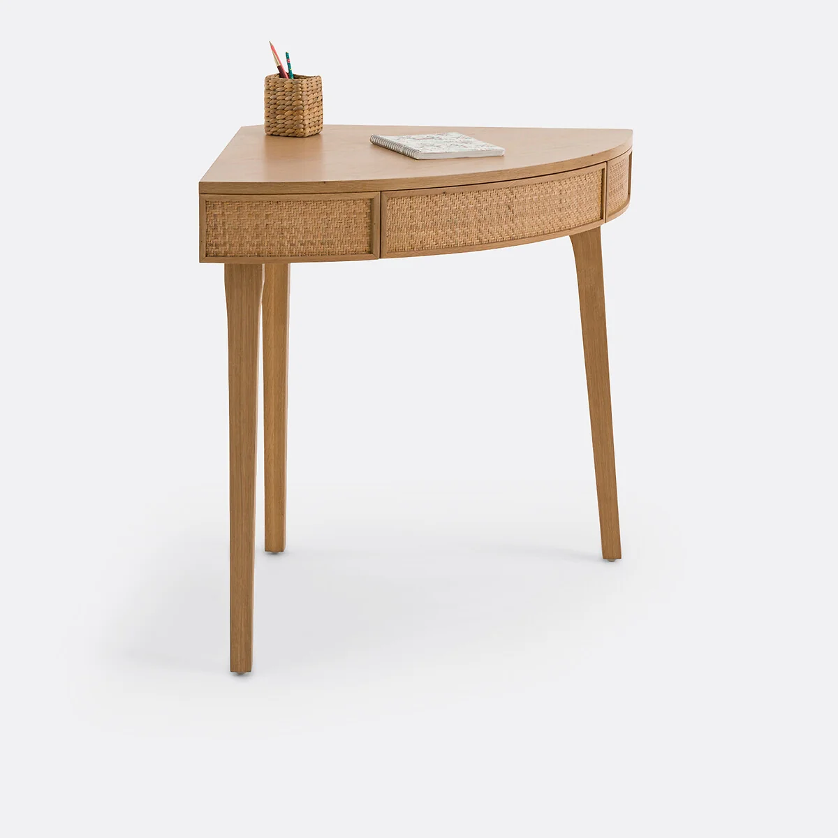 Achilde Corner Console Desk with Drawer – image 5
