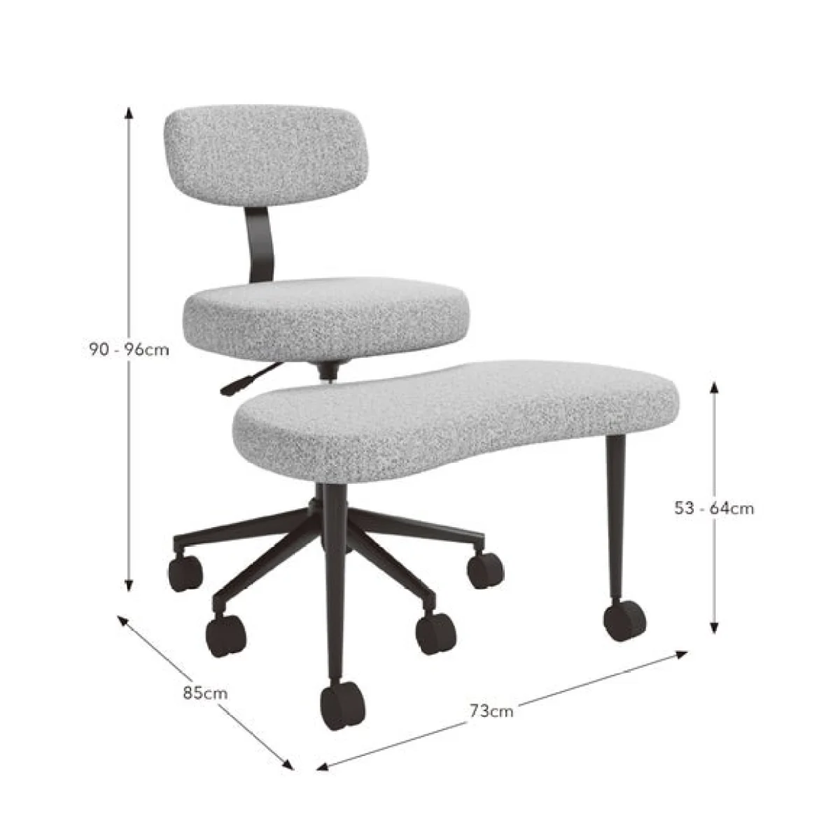 Maisie Meditation Boucle Office Chair – image 10